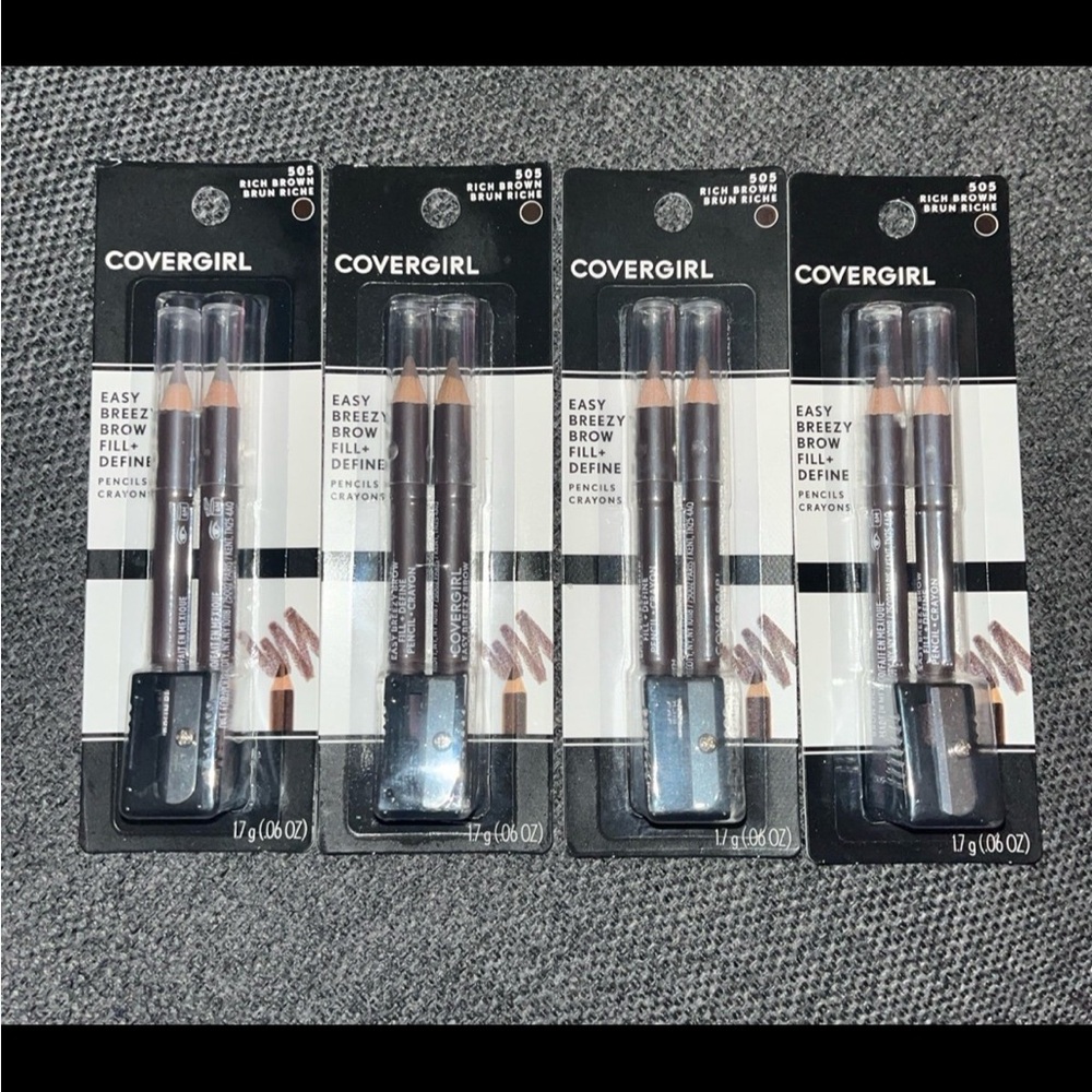 COVERGIRL Easy Breezy Brow Define Pencils with Sharpener Bundle
